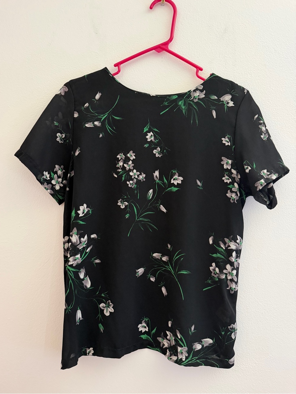 Zara Collection Floral Blouse Sz Medium